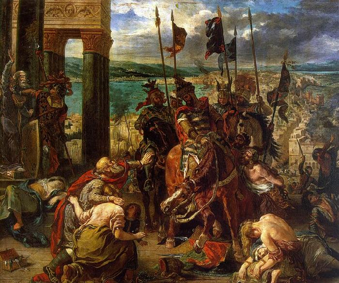 Eugene Delacroix The Entry of the Crusaders into Constantinople China oil painting art